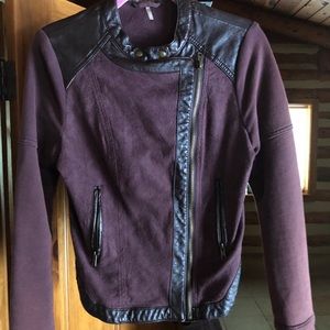 Free people hi-low moto jacket